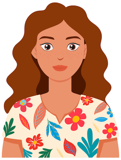 portrait femme mini bouches